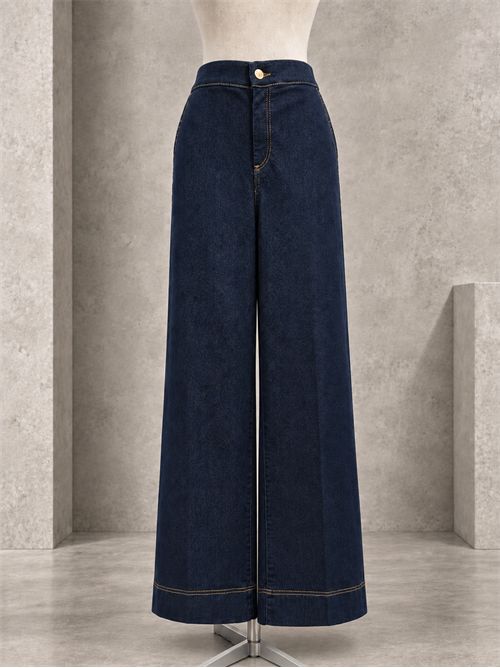 pantalone in denim sartoriale MARELLA EMME | EMMSTRUZZODENIM SCURO